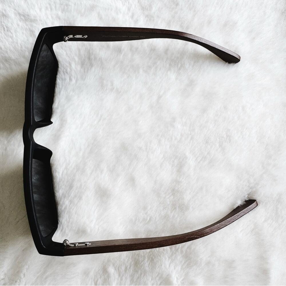 Juna Orange & Dark Wood Sunglasses - Picture 8 of 11